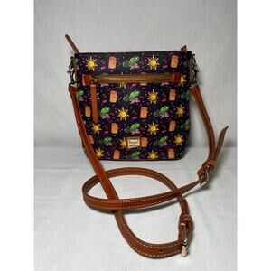 Dooney & Bourke Disney Tangled Rapunzel Pascal Purple Crossbody Purse Bag EUC